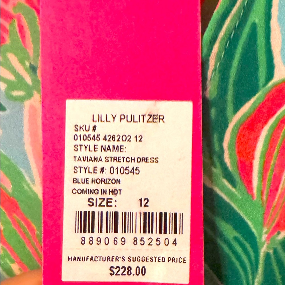 COPY - NWT Lilly Pulitzer Taviana Stretch Dress Size 12 - Picture 4 of 7
